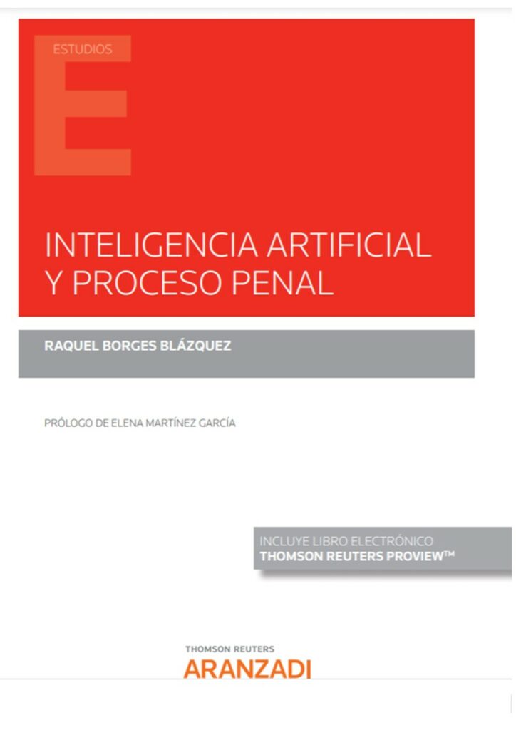 Inteligencia Artificial Y Proceso Penal 9788413904528