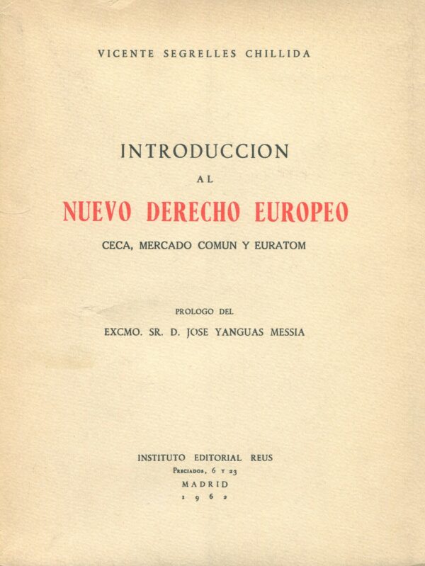 Introducción al nuevo Derecho europeo 9788429015301