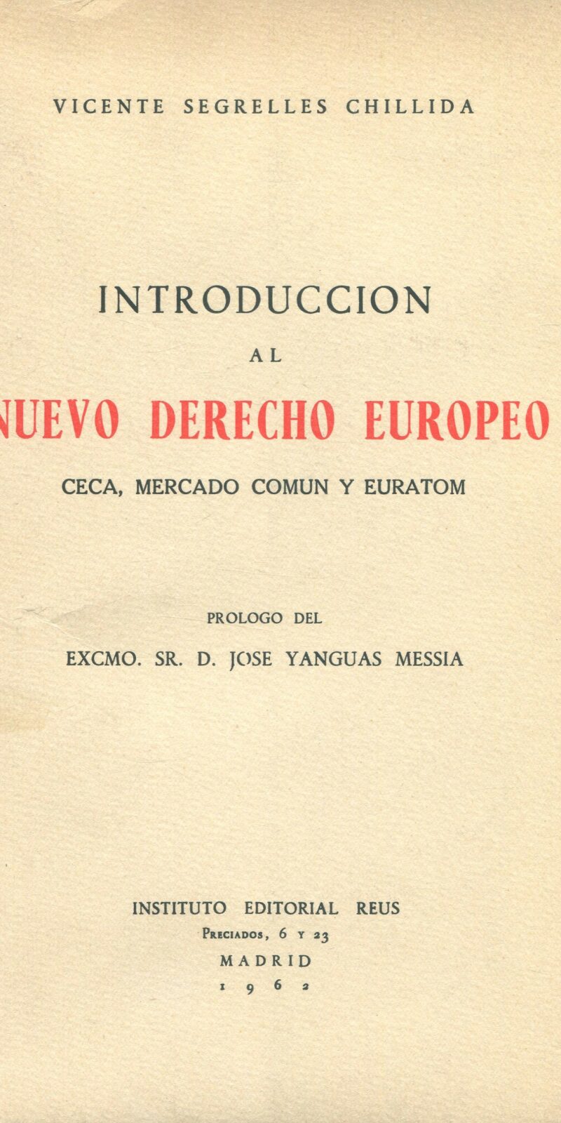 Introducción al nuevo Derecho europeo 9788429015301