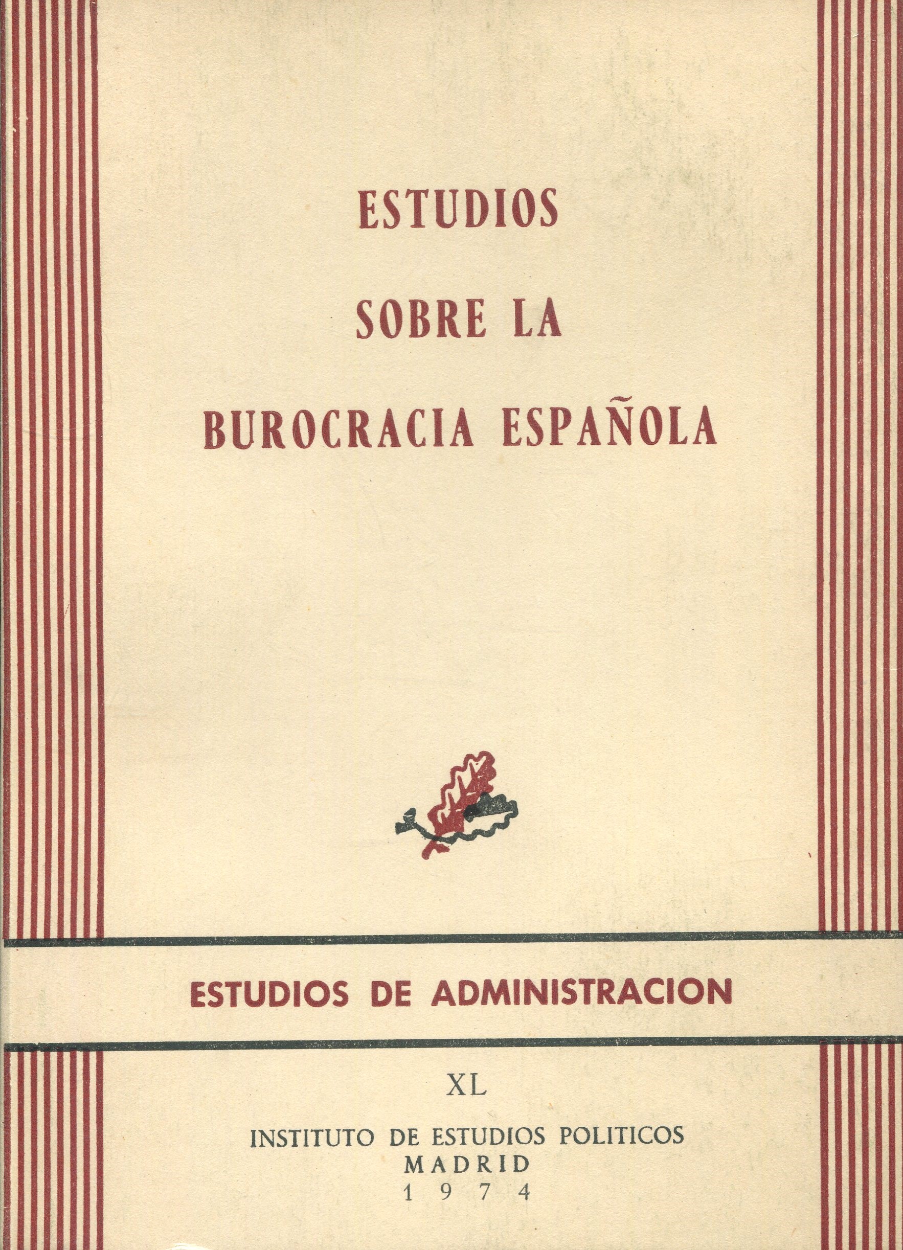 Estudios sobre burocracia española 9788425904158