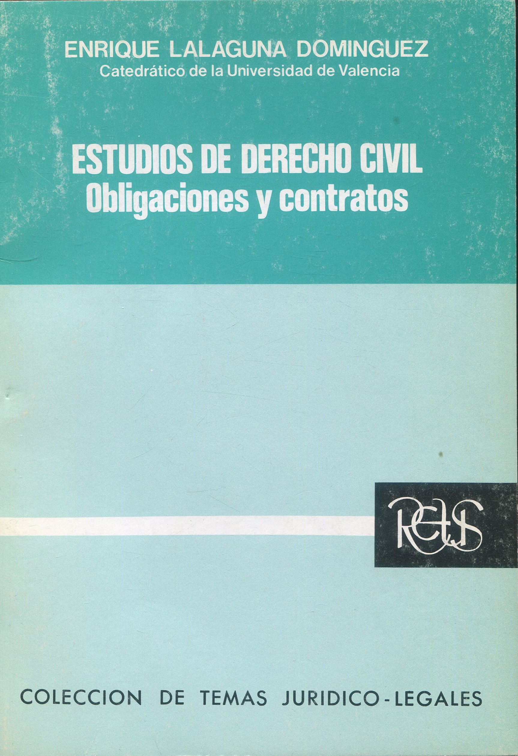 Estudios de Derecho Civil / 9788429012453 / E. LALAGUNA