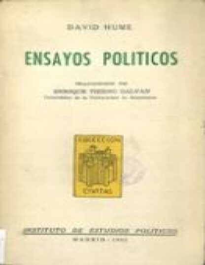 Ensayos políticos / DAVID HUME / 9788425906596