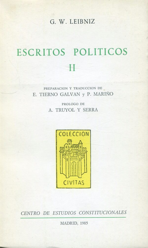 Escritos Políticos II 9788425907357