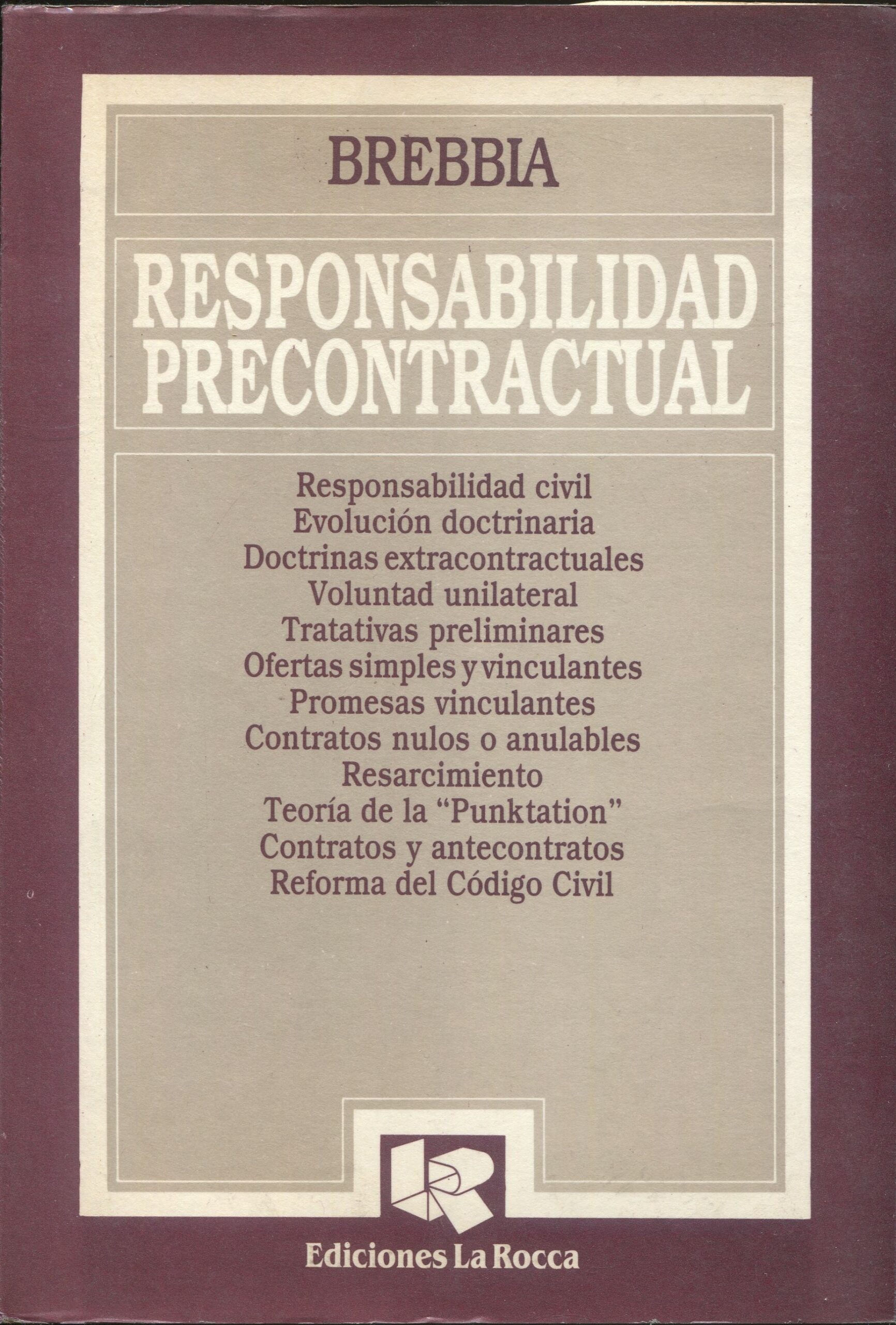 Responsabilidad Precontractual / 9789509714083