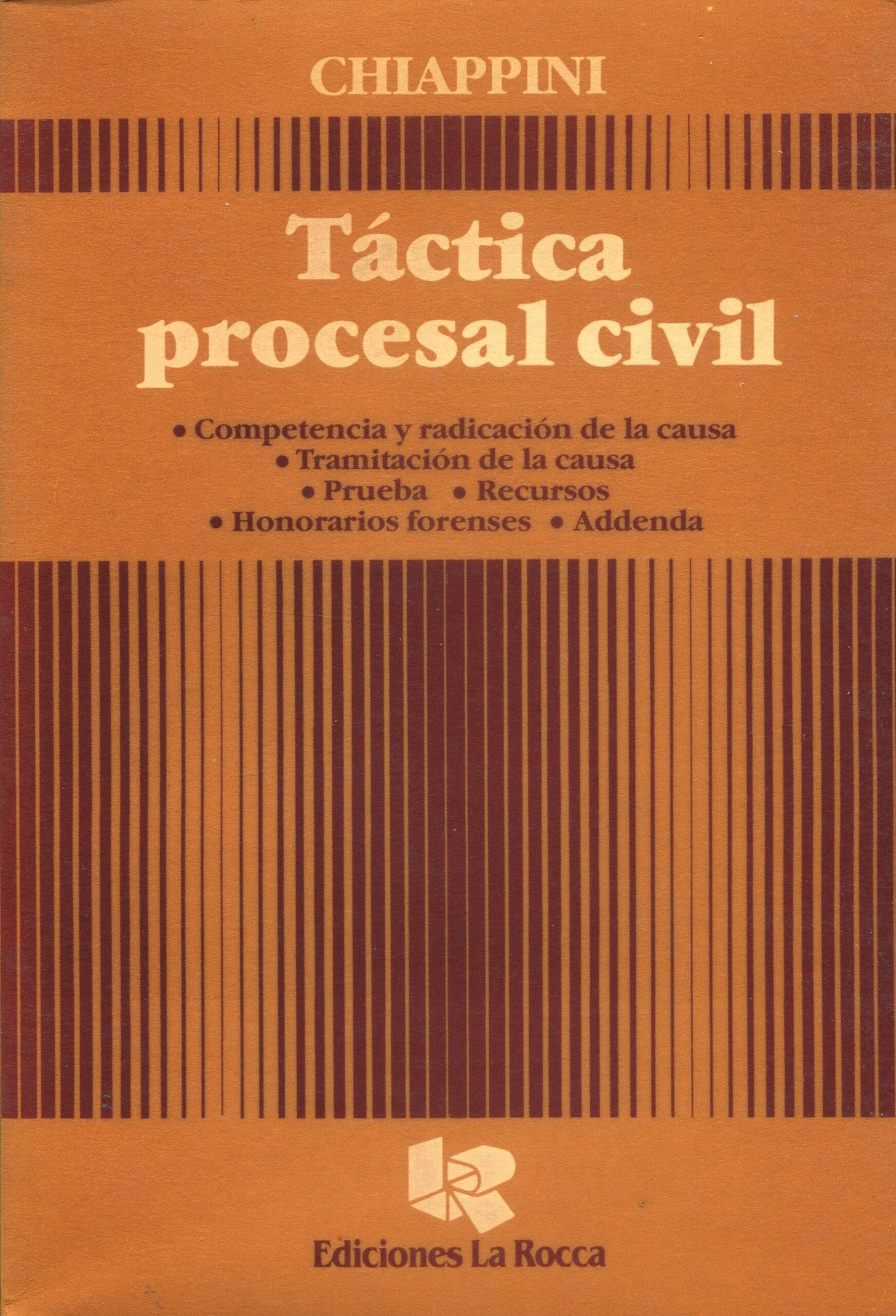 Táctica Procesal Civil / CHIAPPINI / 9789509714250