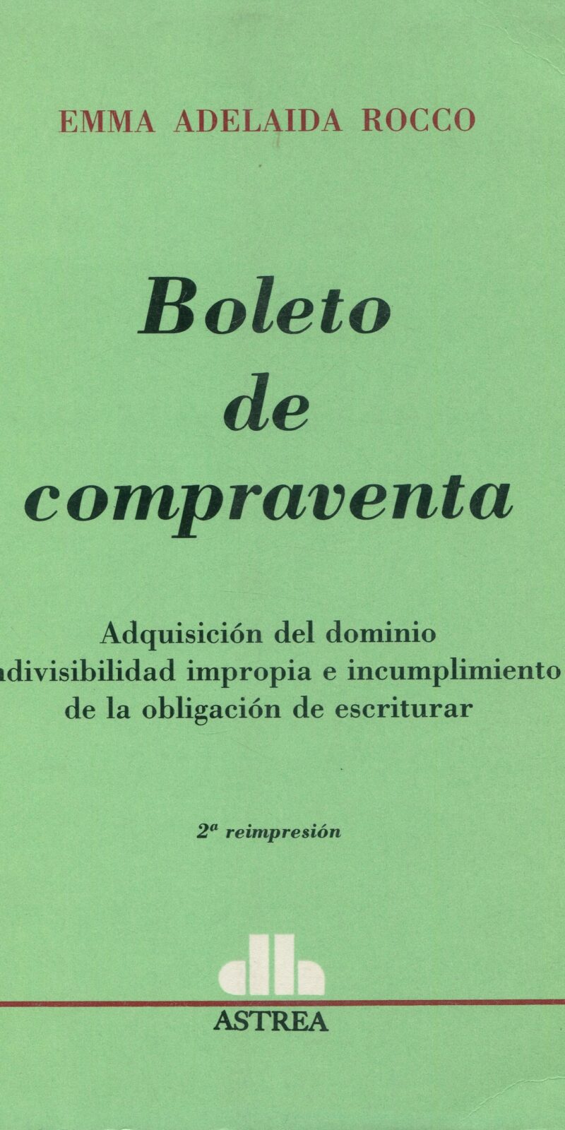 Boleto de Compraventa / 9789500080194