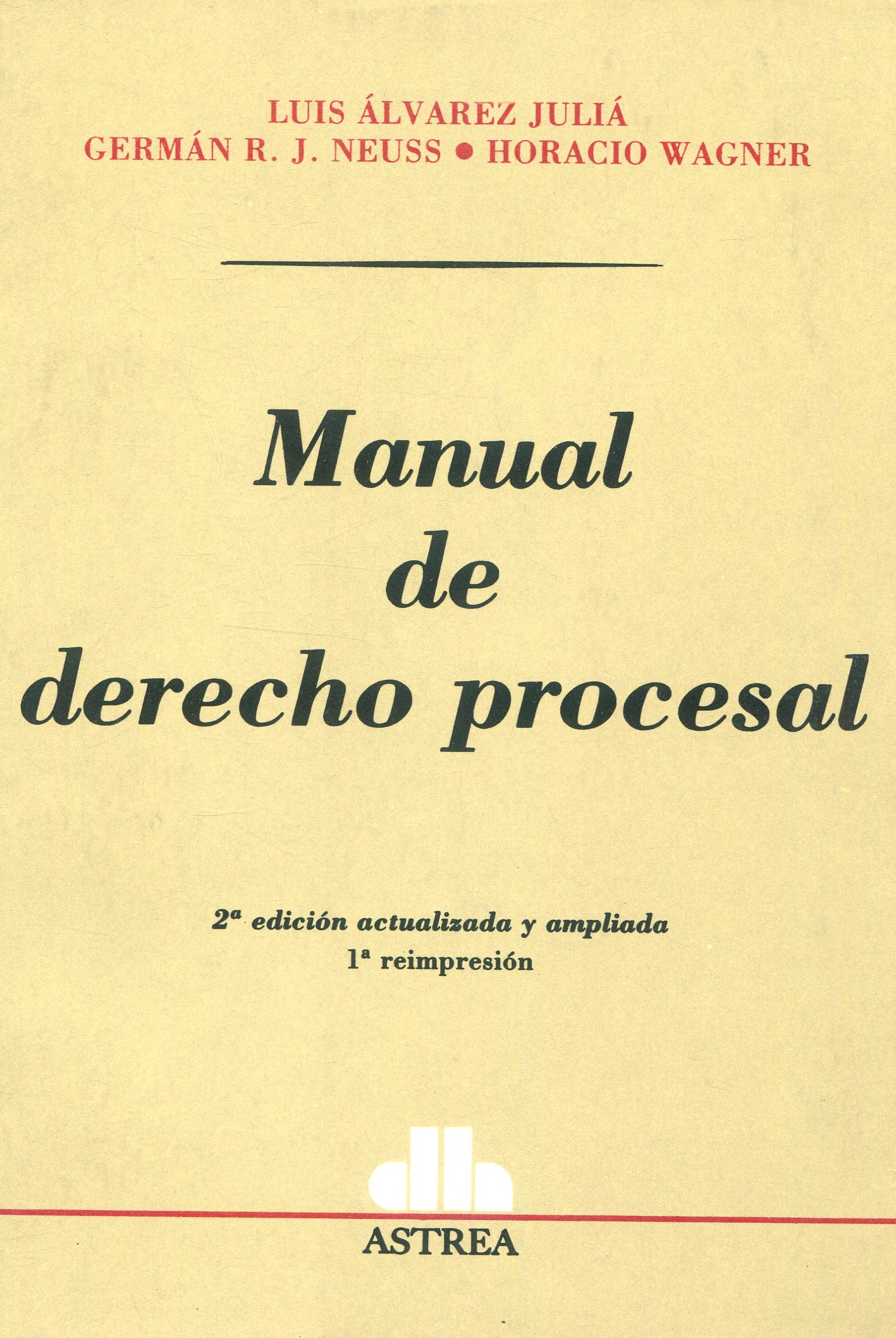 Manual de Derecho Procesal / 9789505083183
