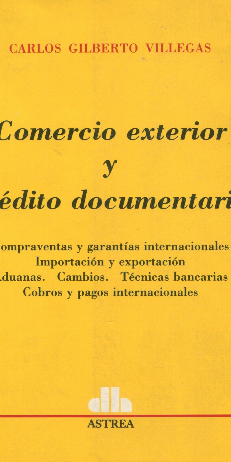 COMERCIO EXTERIOR CREDITO DOCUMENTAL