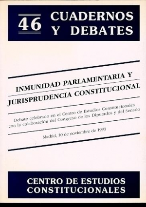 Inmunidad Parlamentaria Jurisprudencia Constitucional