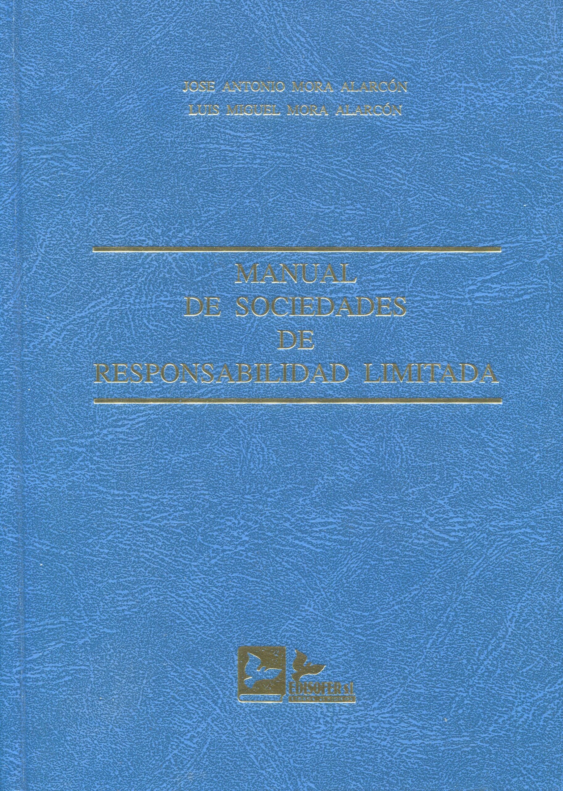 Manual sociedades responsabilidad limitada /9788489493001