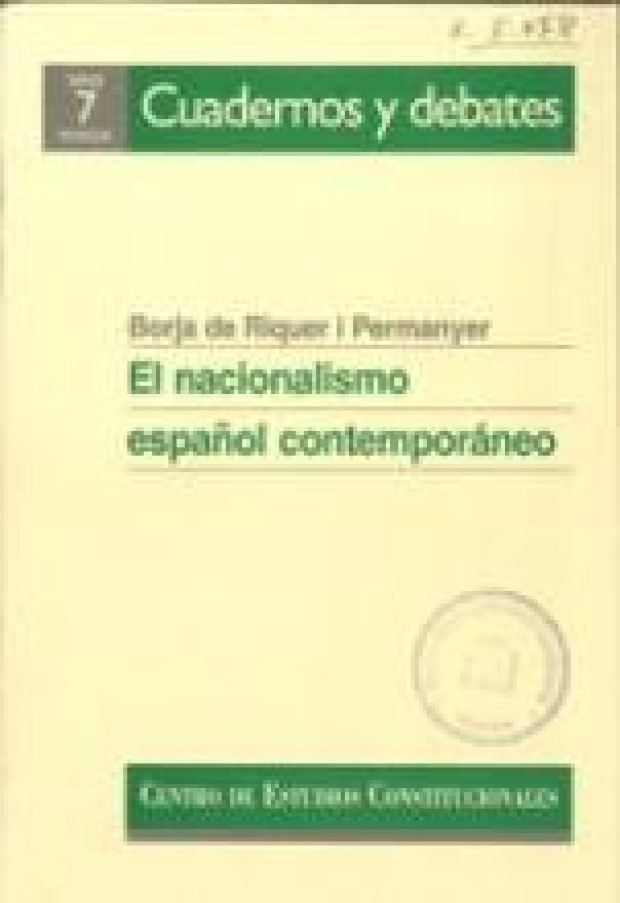 Nacionalismo español contemporáneo 9788425900021