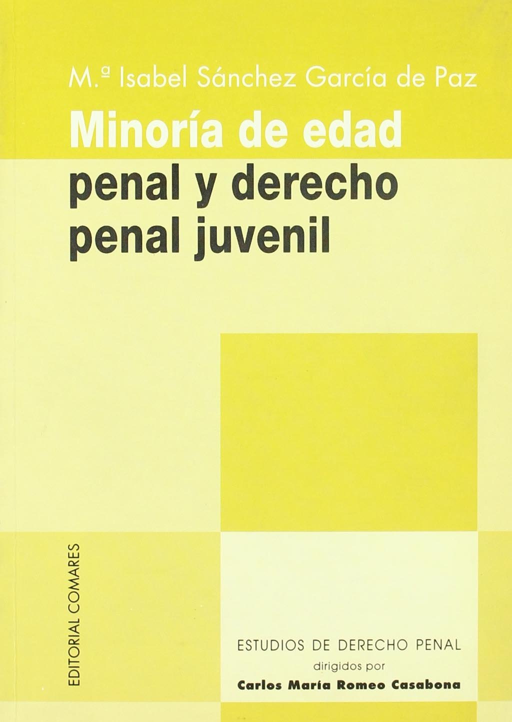 Minoría Edad Penal y Derecho Penal Juvenil