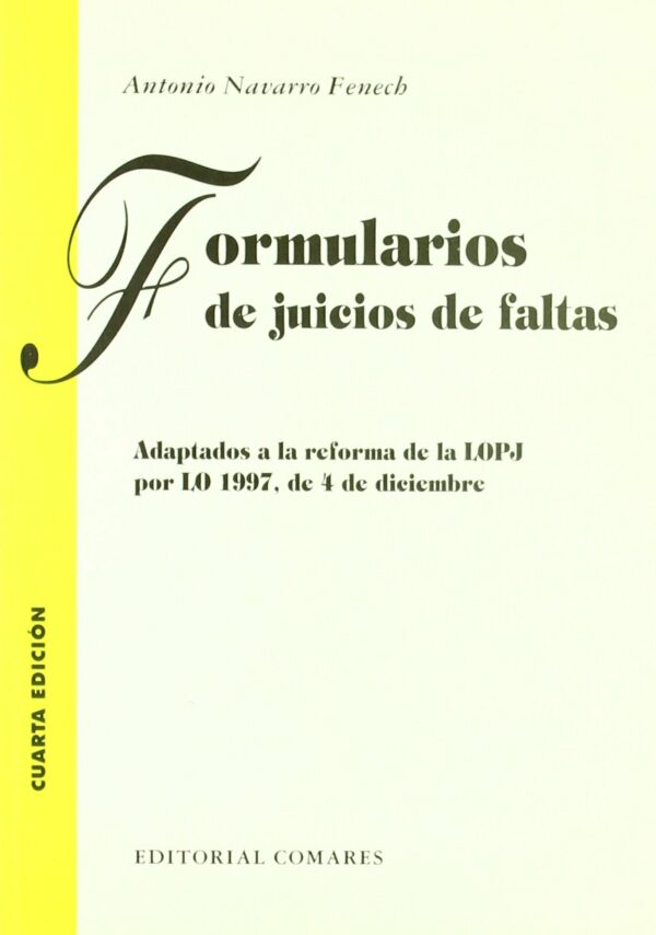 Formularios Juicios de Faltas