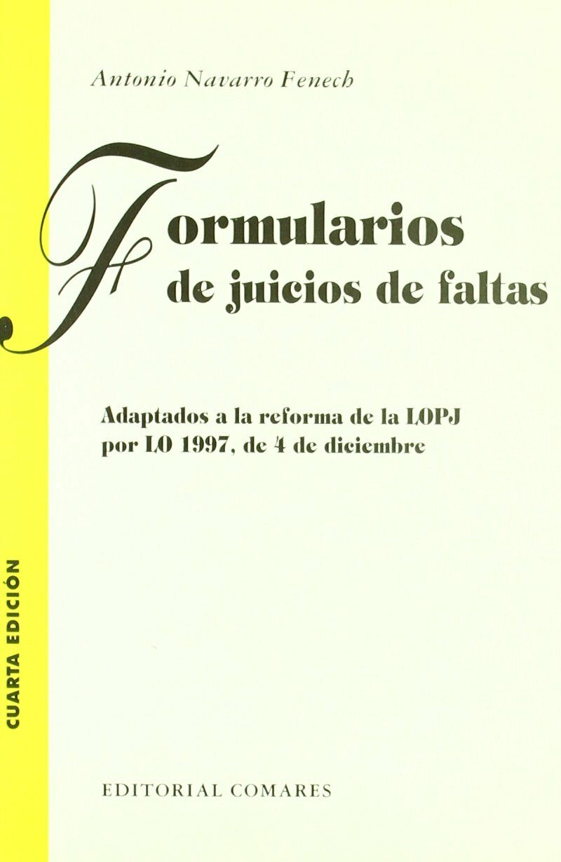 Formularios Juicios de Faltas