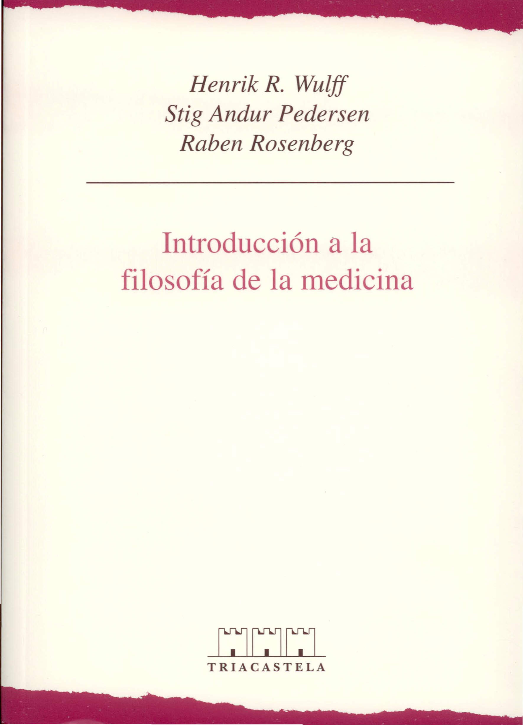 Introducción a la filosofía de la medicina / 9788495840011