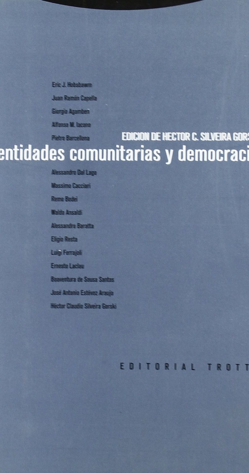 Identidades Comunitarias y Democracia