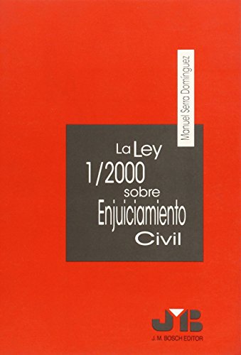 Ley 1/2000 sobre Enjuiciamiento Civil