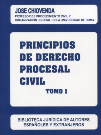 Principios de Derecho procesal civil 2 Tomos