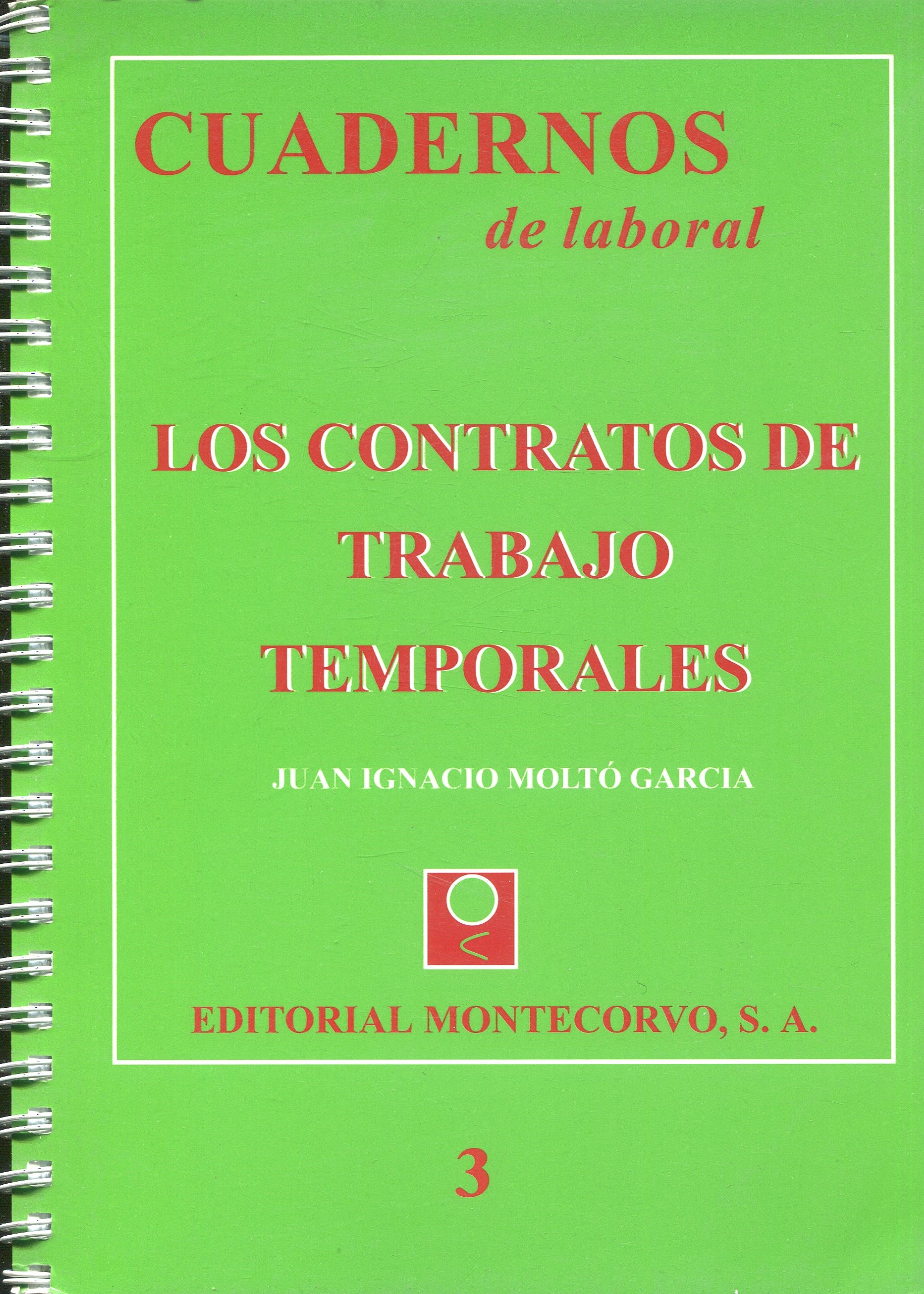 Contratos de trabajo temporales / 9788471113955