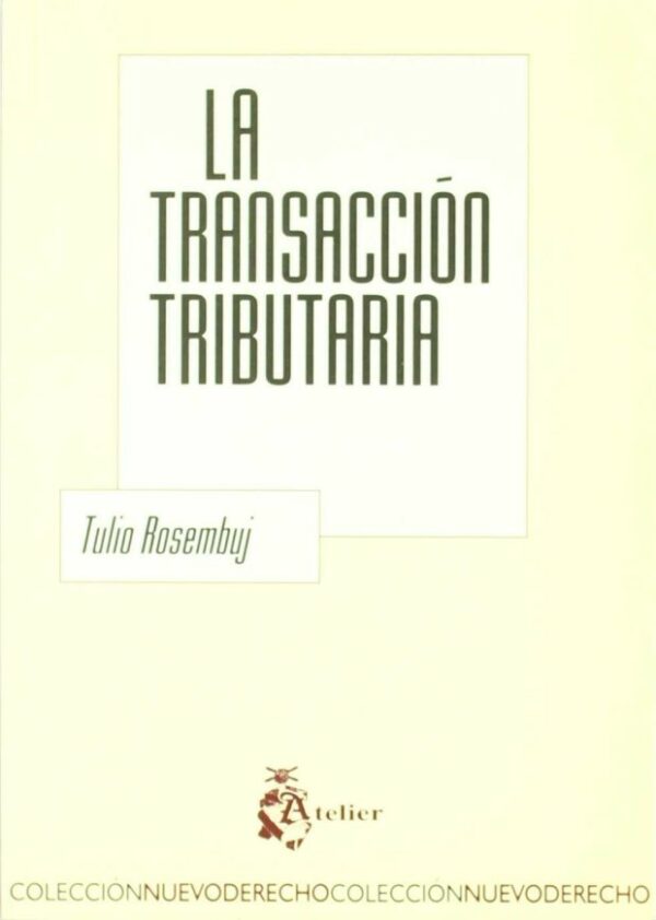 Transacción tributaria 9788495458094