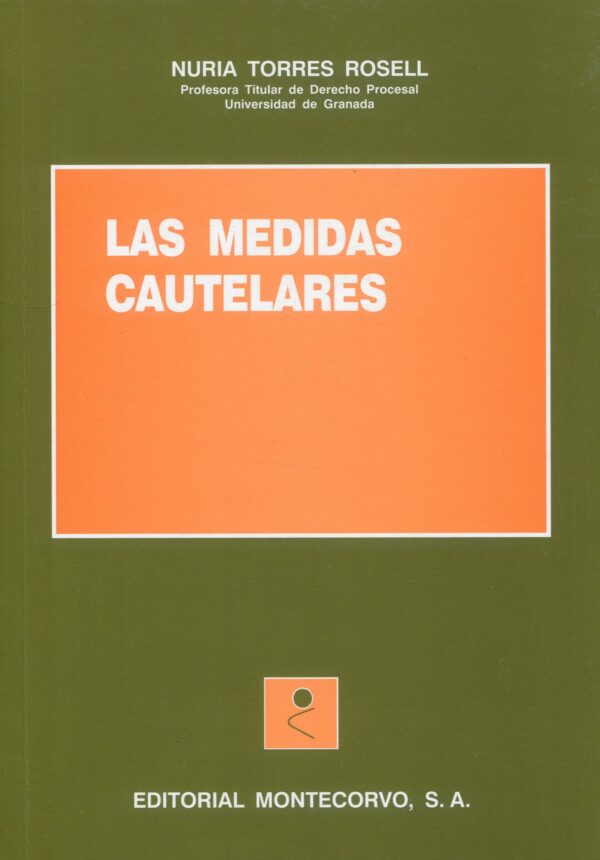 Las medidas cautelares / 9788471113986