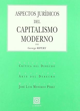 Aspectos Jurídicos del Capitalismo Moderno
