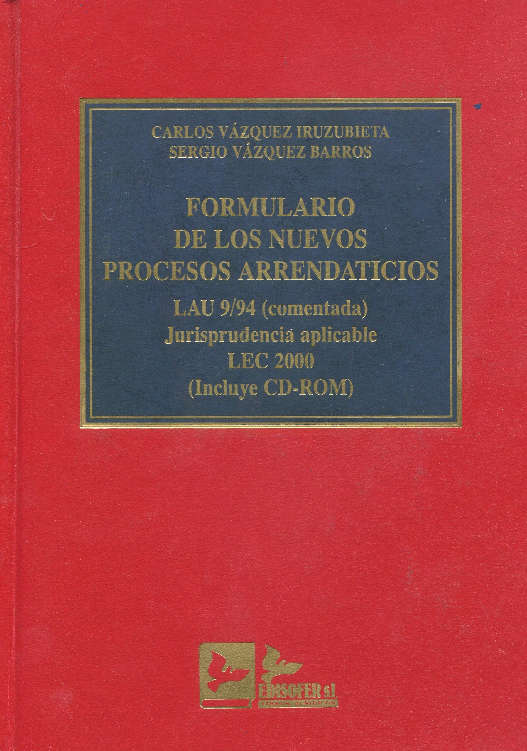 Formulario Nuevos Procesos Arrendaticios / 9788489493506