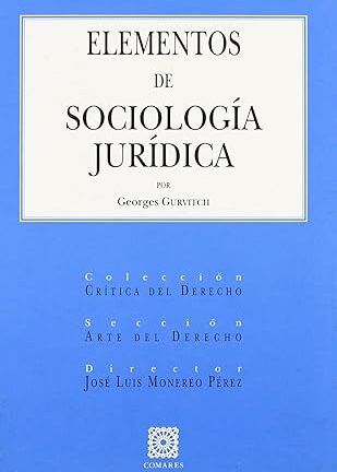 ELEMENTOS SOCIOLOGÍA JURÍDICA