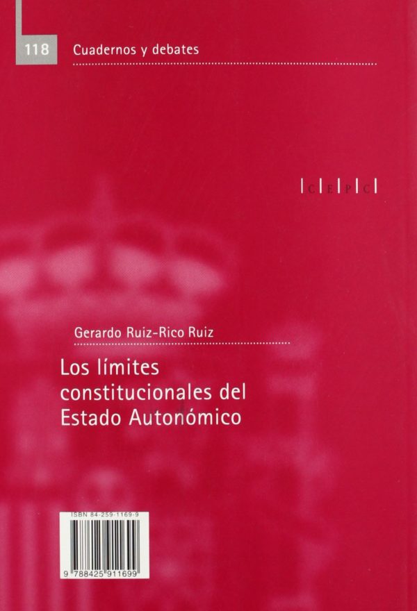 LÍMITES CONSTITUCIONALES ESTADO AUTONÓMICO