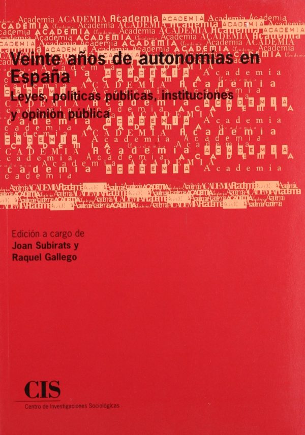 VEINTE AÑOS DE AUTONOMÍAS