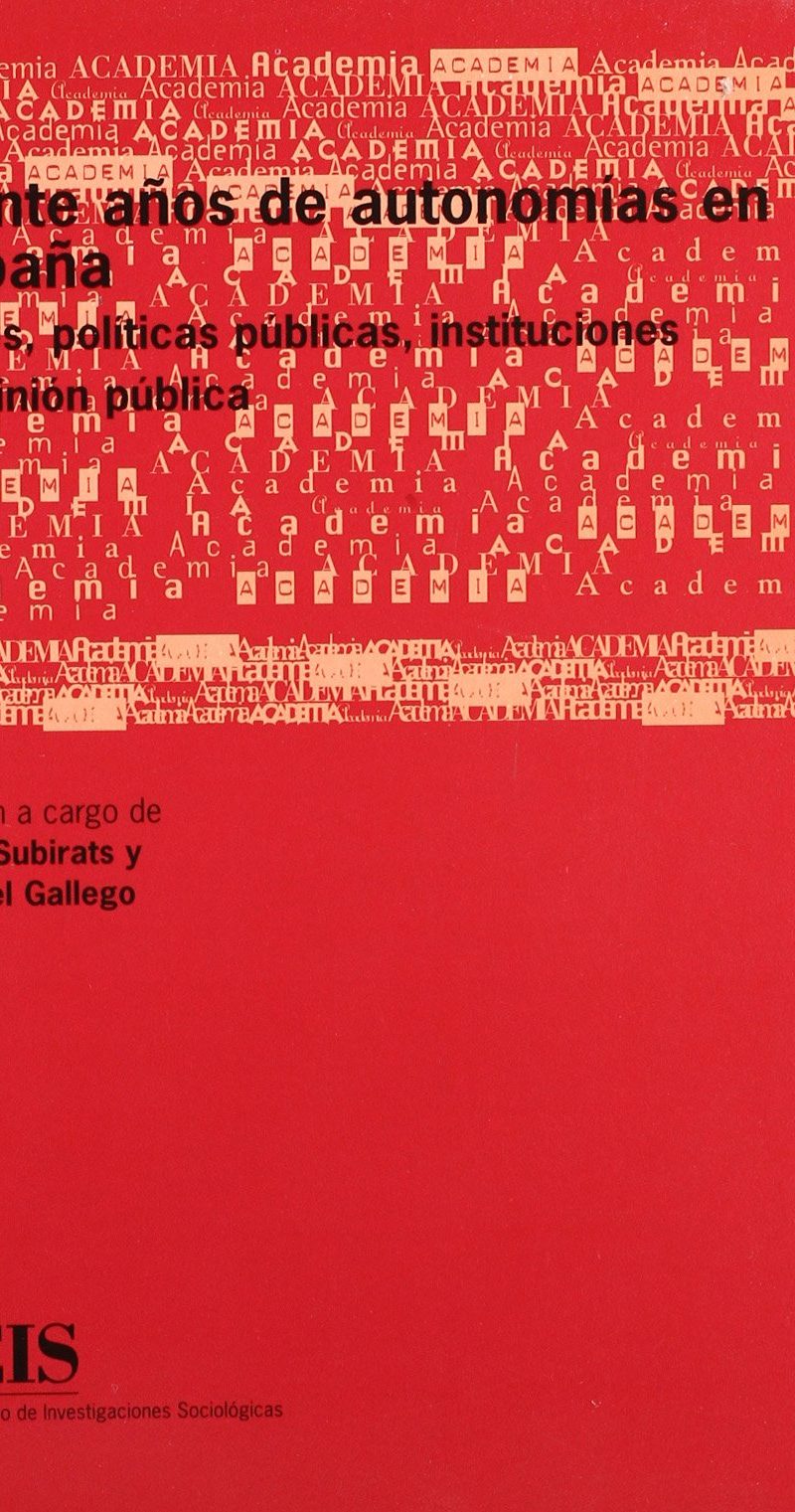 VEINTE AÑOS DE AUTONOMÍAS