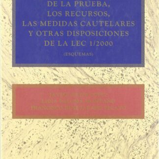 De la Prueba, Los Recursos, las Medidas Cautelares y otras Disposiciones de la Lec 1/2000 ( Esquemas)