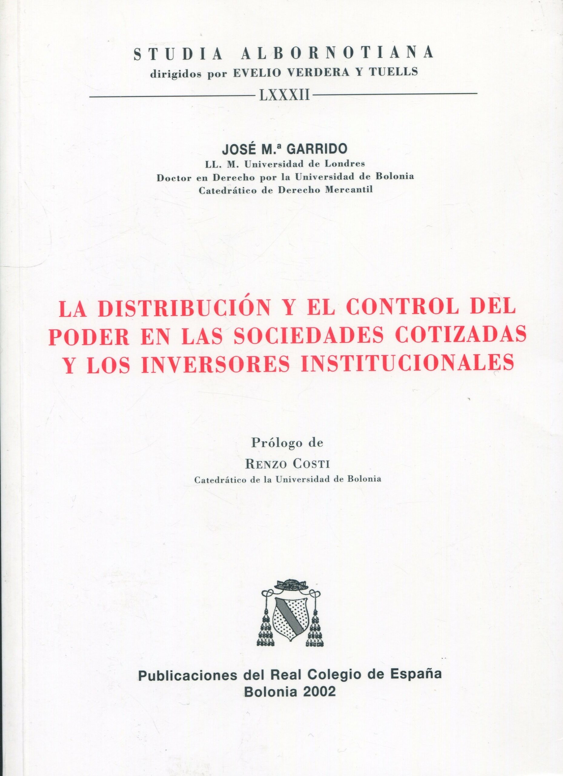 Distribución y el control del poder en las sociedades cotizadas 9788493166465