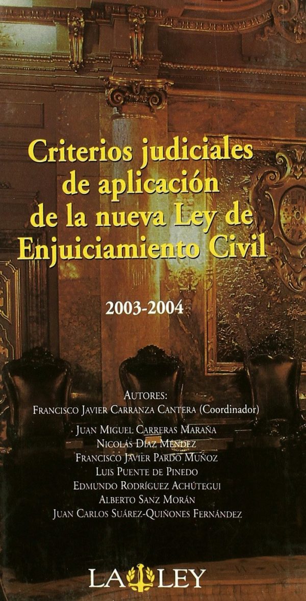 CRITERIOS JUDICIAL ENJUICIAMIENTO CIVIL