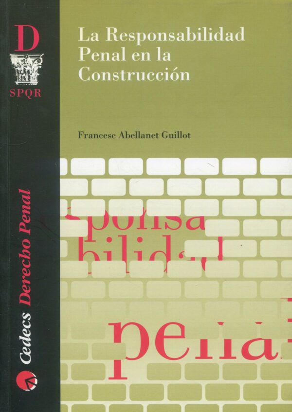 Responsabilidad Penal en la Construcción 97895665454