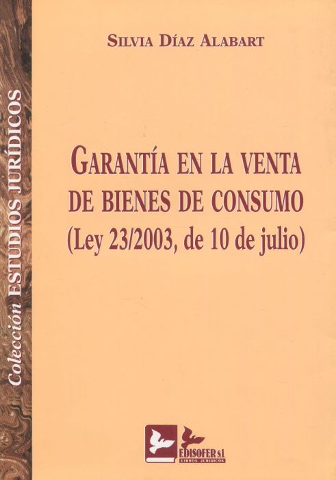 GARANTÍA VENTA BIENES CONSUMO-9788496261211