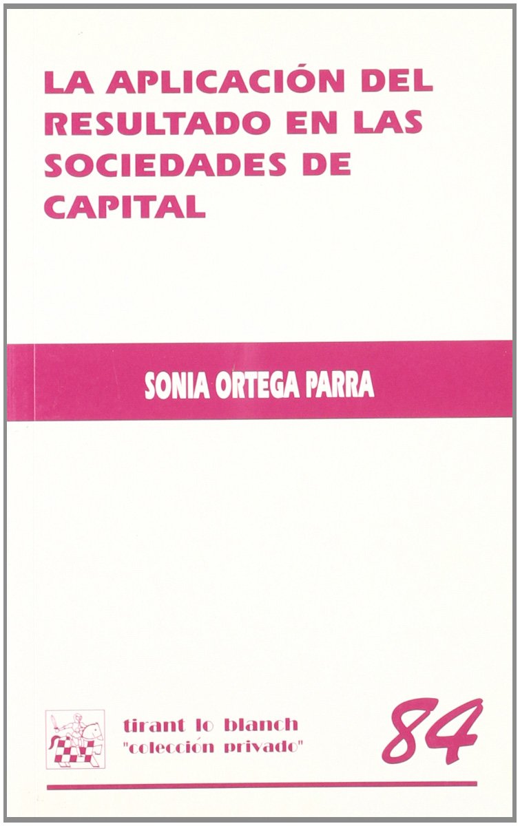 Aplicación Resultado Sociedades Capital 9788484565857