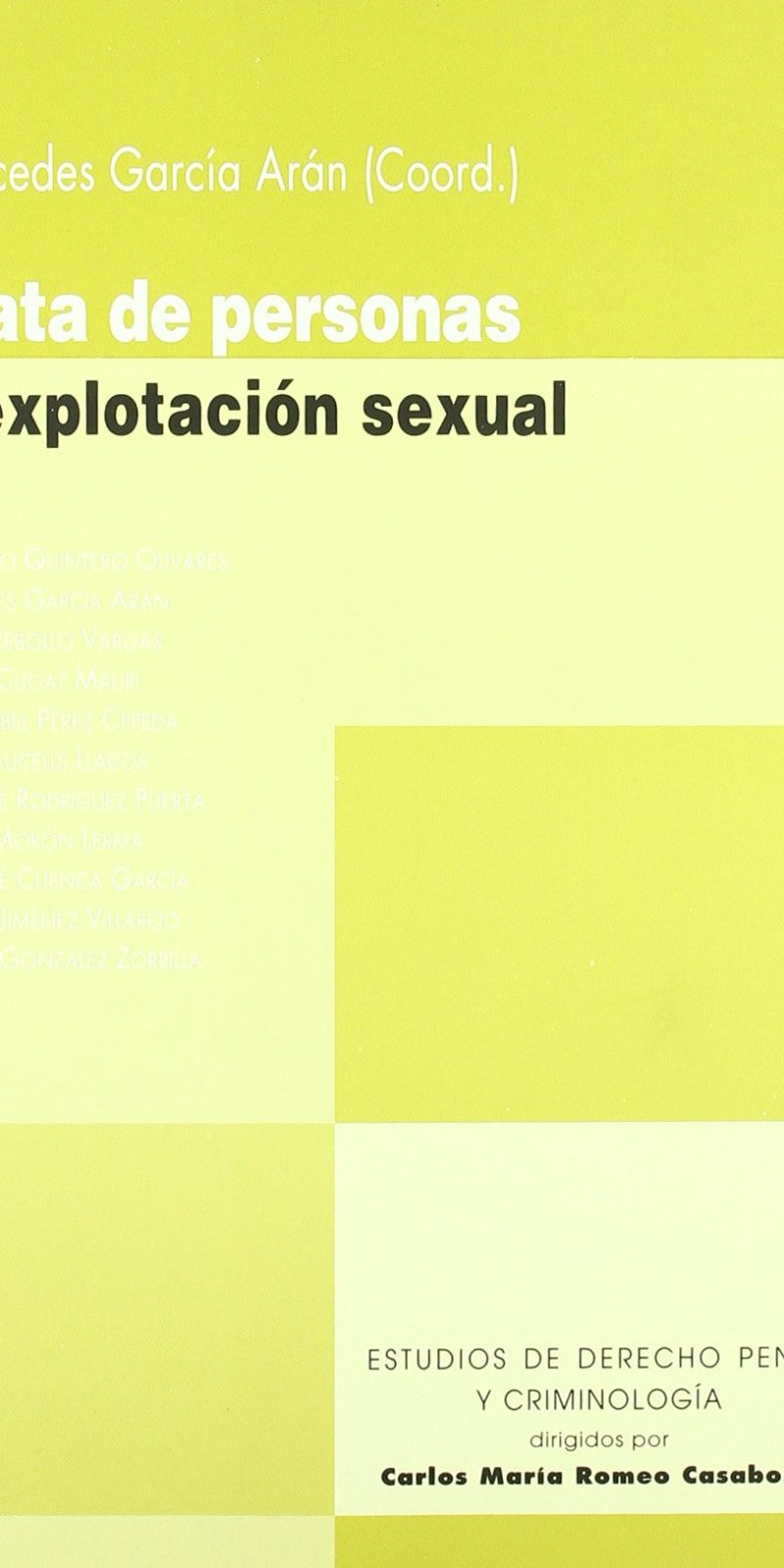 TRATA DE PERSONAS Y EXPLOTACIÓN SEXUAL