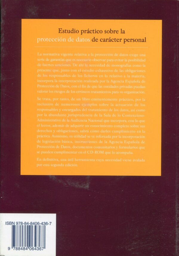 Estudio práctico sobre protección de datos de carácter personal 9788484064367