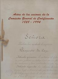 Actas de las sesiones de la comisión general de codificación, 1829-1994