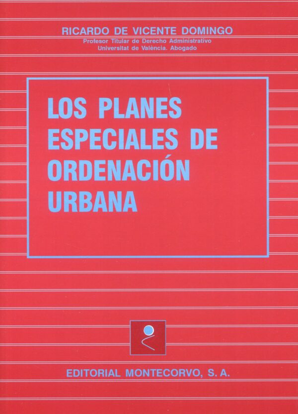 Planes especiales de ordenación urbana / 9788471114655