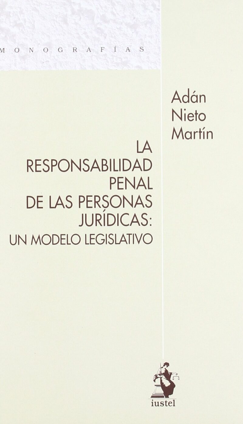 Responsabilidad Penal Personas Jurídicas -9788496717848