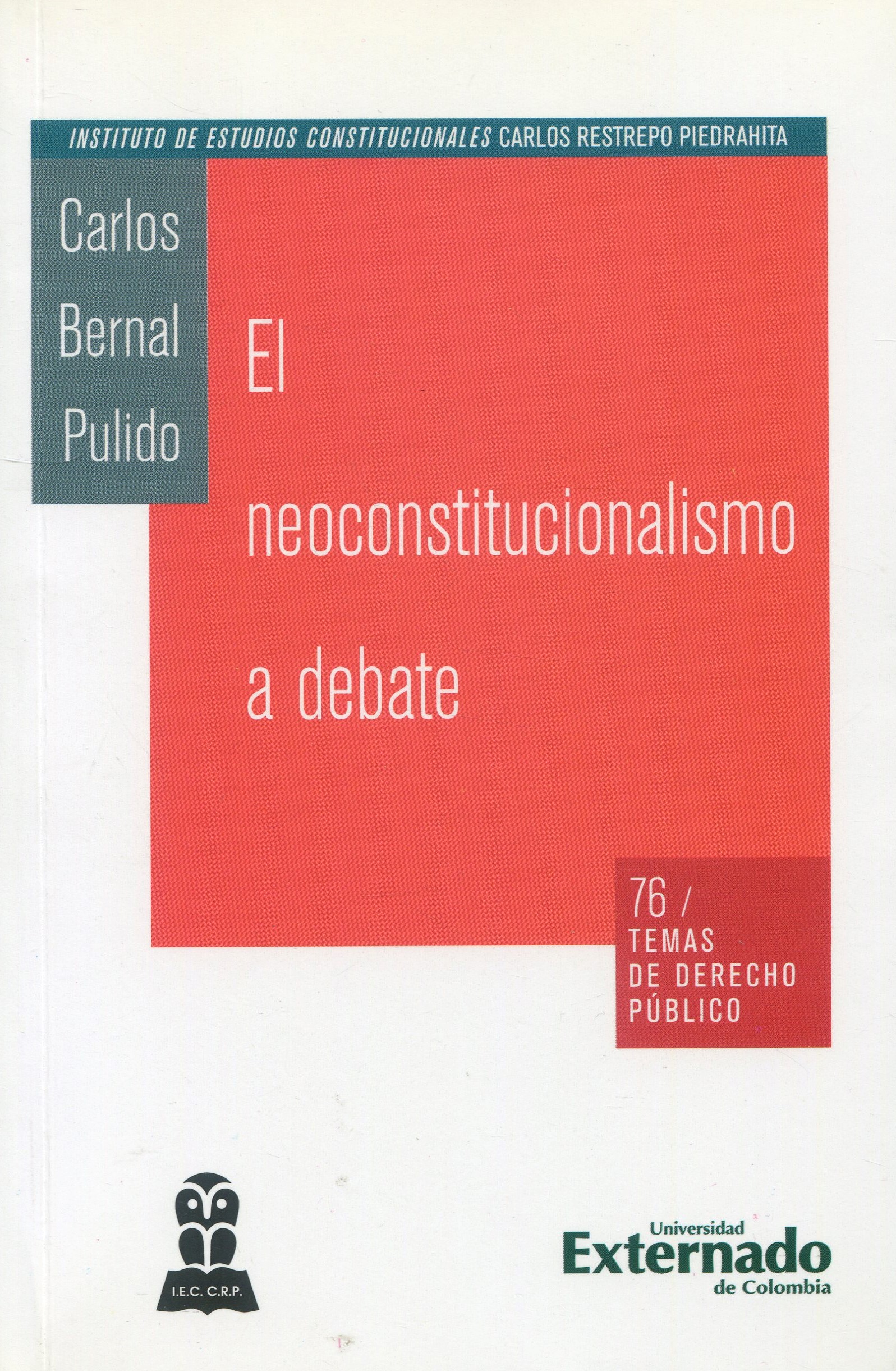 Neoconstitucionalismo a debate 9789587101027