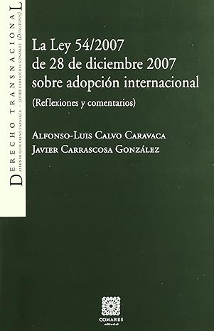 Ley 54/2007 sobre Adopción Internacional