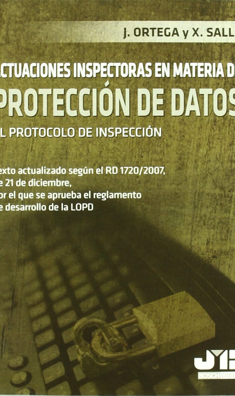 ACTUACIONES INSPECTORAS PROTECCIÓN DATOS