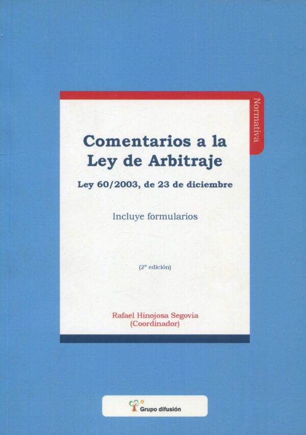 Comentarios a la Ley de Arbitraje 9788496705425