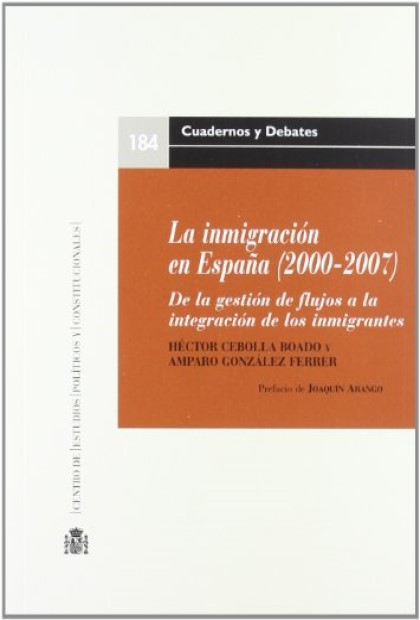 La inmigración en España / 9788425914225 / CEPC
