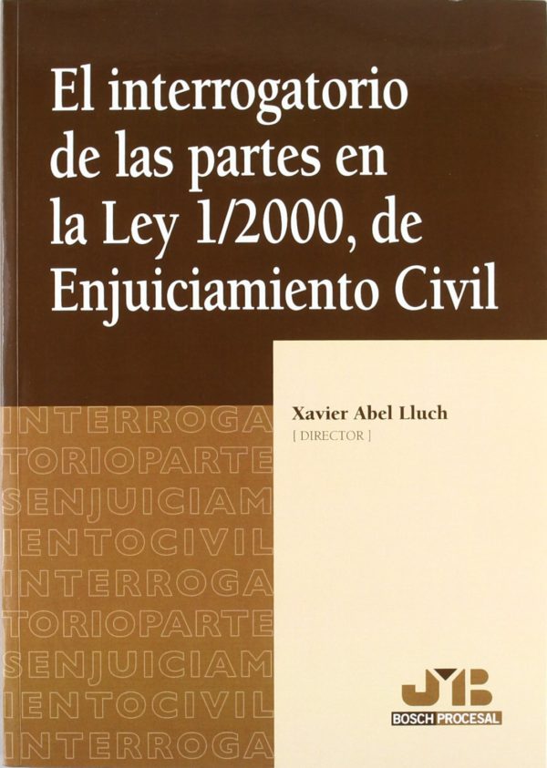 INTERROGATORIO DE LA LEY ENJUICIAMIENTO CIVIL