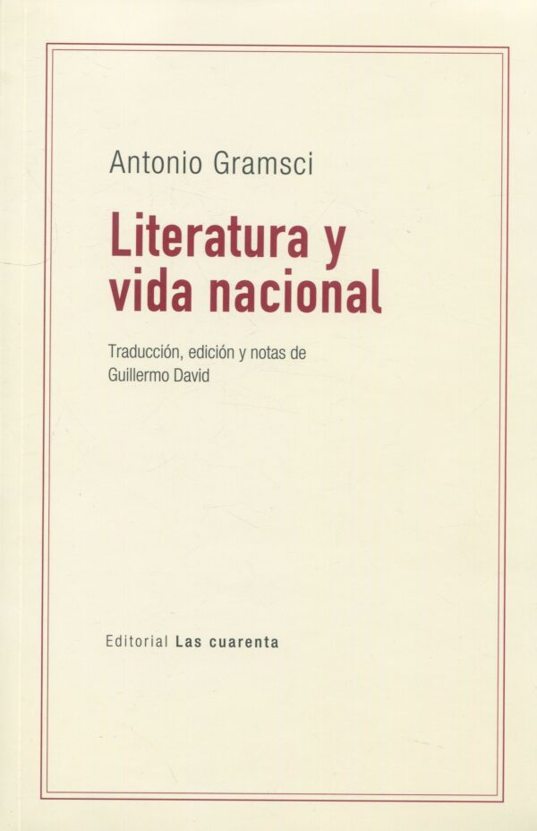 Literatura y vida nacional 9789871501144