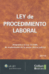 Ley de Procedimiento Laboral 2010. Adaptada a la Ley 13/2009 de Implantación de la Nueva Oficina Judicial